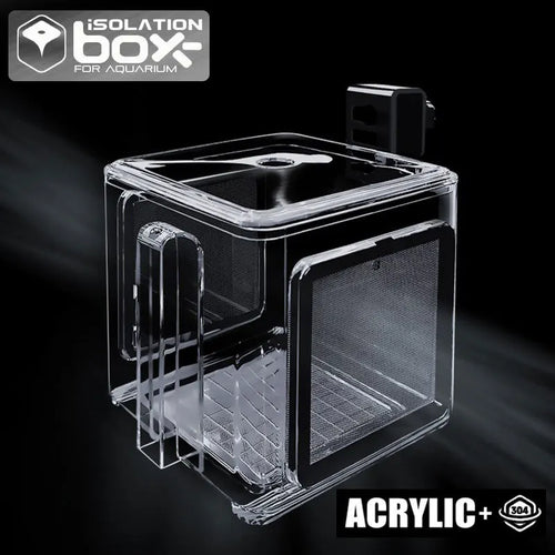 Acrylic Aquarium Isolation Breeding Box (Stainless Steel Mesh, Divider)