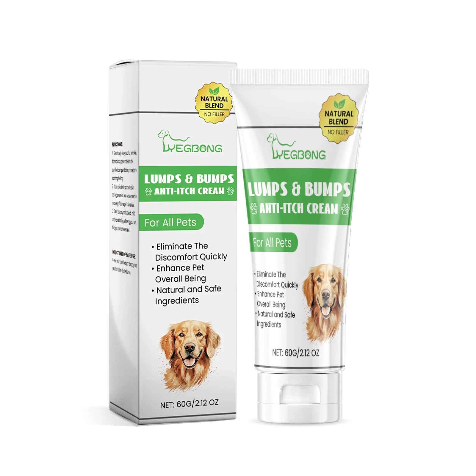Mild Anti-Itch Pet Skin Essence — Hormone-Free Relief for Dryness & Hair Thinning