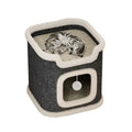 Cozy Cat Cave Bed with Hideaway Hut, Washable