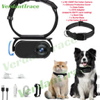VerdantTrace VTA1 HD 1080P Pet Collar Action Camera - Lightweight Mini Body Cam