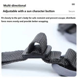 Escape-Proof Reflective Cat Harness & Leash Set