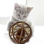 Sisal Ball Puzzle Mouse Toy — Claw & Molar Grinding Cat Ball