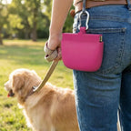 Waterproof Silicone Dog Treat Pouch (Oil-Resistant, Wipe-Clean, 5 Colors)