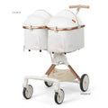 Portable Folding Double-Decker Pet Stroller for Dogs & Cats — Multi-Function Outdoor Mobile Travel Cart