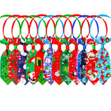 Christmas Pet Necktie Bulk Pack (50 or 100 Pieces)
