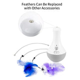 Automatic Rotating Feather Cat Teaser Toy