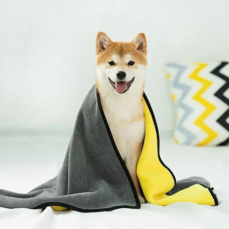 Extra-Thick Pet Absorbent Towel — Strong Quick-Drying, Multiple Sizes