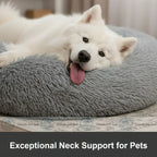 Calming Pet Bed with Extra-Soft Filling, Available in 9 Colors