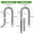 Stainless Steel Aquarium Filter Inlet & Outlet Tubes (Shrimp Safe)